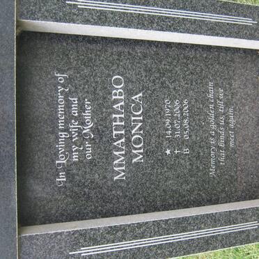 MMATHABO Monica 1970-2006