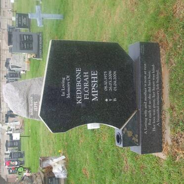 MPSHE Kedibone Florah 1975-2006