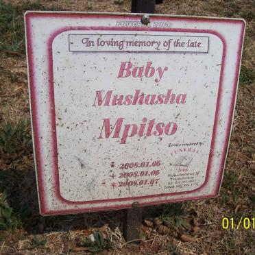 MPITSO Mushasha 2008-2008
