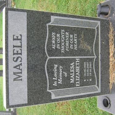 MASELE Malesa Elizabeth 1928-2007