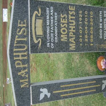 MAPHUTSE Moses 1925-2010