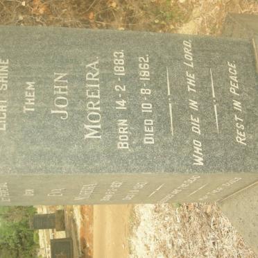 MOREIRA John 1883-1962
