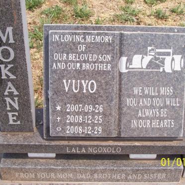 MOKANE Vuyo 2007-2008