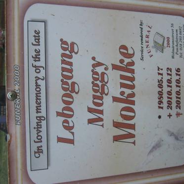 MOKUKE Lebogang Maggy 1980-2010