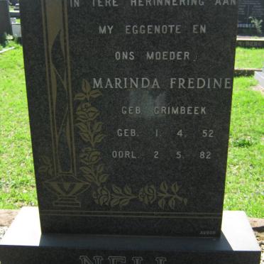NELL Marinda Fredine nee GRIMBEEK 1952-1982