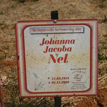 NEL Johanna Jacoba 1918-2009