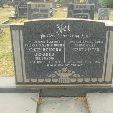 NEL Gert Pieter 1909-1993 &amp; Elsie Hermina Johanna STRYDOM 1913-1979