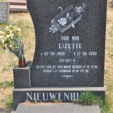 NIEUWENHUIS Lizette 1960-1990