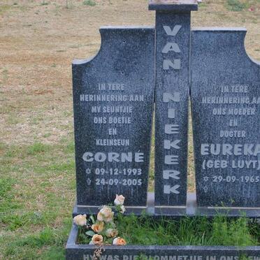 NIEKERK Eureka, van  nee LUYT 1965- :: VAN NIEKERK Corné, van 1993-2005 