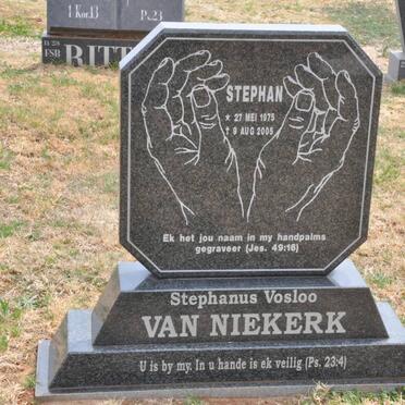 NIEKERK Stephanus Vosloo, van 1975-2005