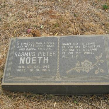 NOETH Rasmus Pieter 1946-1996