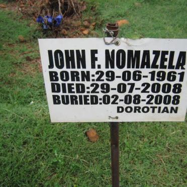NOMAZELA John F. 1961-2008