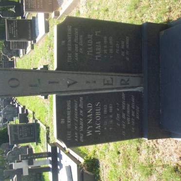 OLIVIER Wynand Jacobus 1903-1987 &amp; Maria M. 1906-1990
