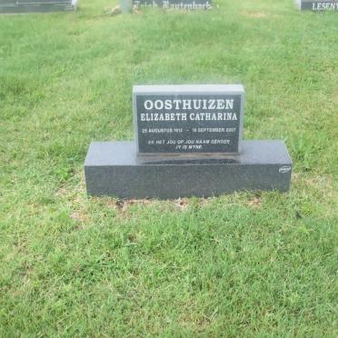 OOSTHUIZEN Elizabeth Catharina 1912-2007