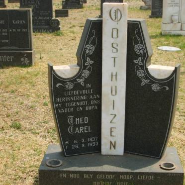 OOSTHUIZEN Theo Carel 1937-1993