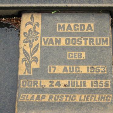 OOSTRUM Magda, van 1953-1955