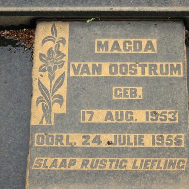 OOSTRUM Magda, van 1953-1955