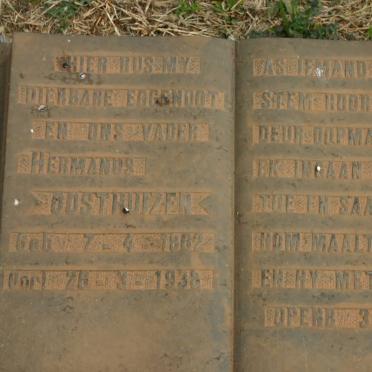 OOSTHUIZEN Hermanus 1862-1938