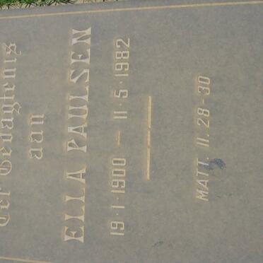 PAULSEN Ella 1900-1982