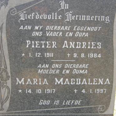 PELSER Pieter Andries 1911-1984 &amp; Maria Magdalena 1917-1997