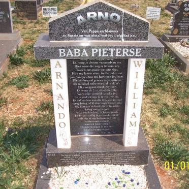 PIETERSE Arnando William 2007-2007