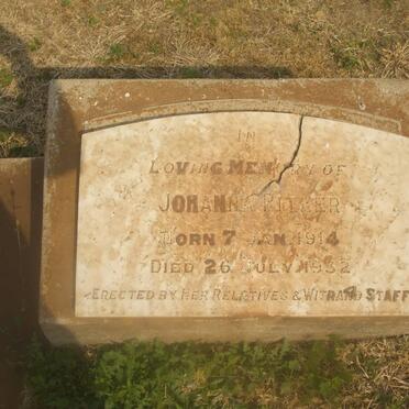 PITZER Johanna 1914-1932