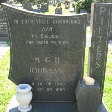 PIETERS M.G.H. 1940-1989