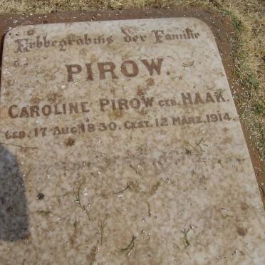 PIROW Caroline nee HAAK 1830-1914