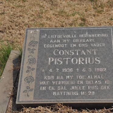 PISTORIUS Constant 1936-1992