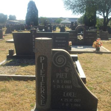 PIETERSE Piet 1903-1983 &amp; Loel 1907-1984