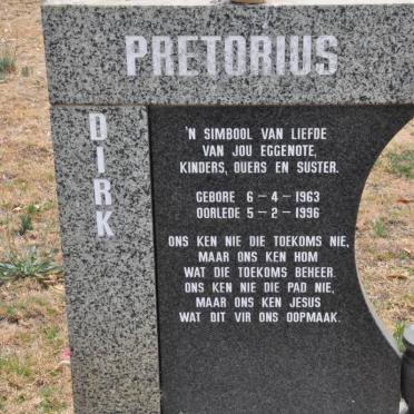PRETORIUS Dirk 1963-1996