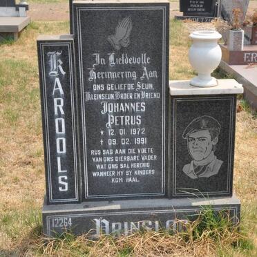 PRINSLOO Johannes Petrus 1972-1991