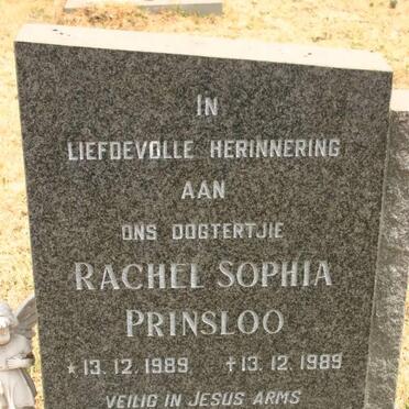 PRINSLOO Rachel Sophia 1989-1989