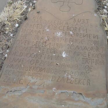 PRETORIUS Jakomeina Jacoba nee NEIMAND 1819-1916