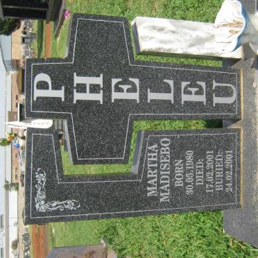 PHELEU Martha Madisebo 1980-2001