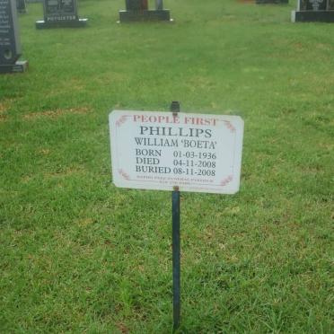PHILLIPS William 1936-2008