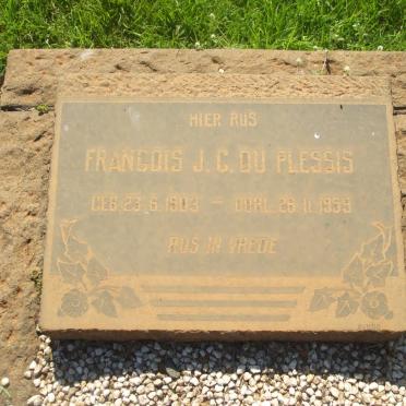 PLESSIS Francois J.C., du 1903-1959