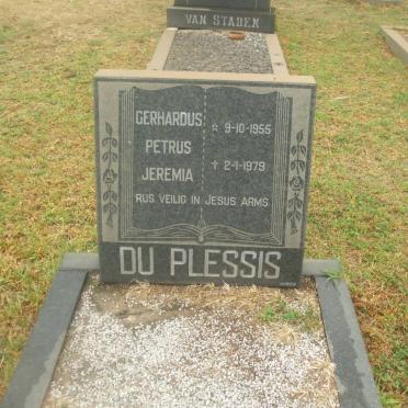 PLESSIS Gerhardus Petrus Jeremia, du 1955-1979