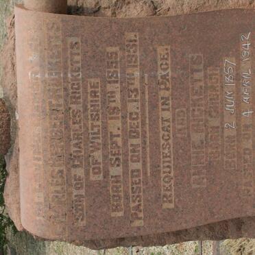 RICKETTS Charles Herbert 1855-1931 &amp; Annie CHURCH 1857-1942