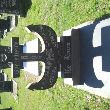 ROUX Johanna Andriesa, le 1921-1988