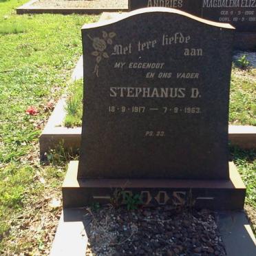 ROOS Stephanus D. 1917-1963