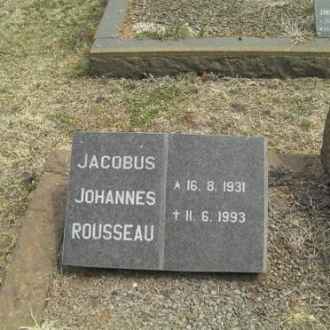 ROUSSEAU Jacobus Johannes 1931-1993