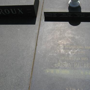 ROUX Josia Petrus 1921-1990