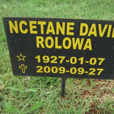ROLOWA Ncetane David 1927-2009