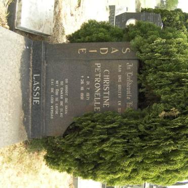 SADIE Christine Petronella 1971-1991