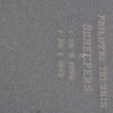 SCHEEPERS Philippus Theunis 1955-1982