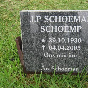 SCHOEMAN J.P. 1930-2005