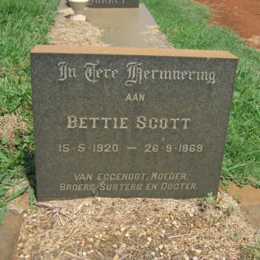 SCOTT Bettie 1920-1969