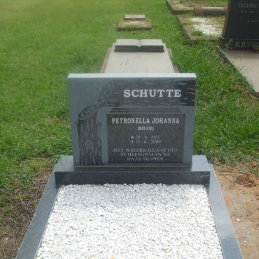 SCHUTTE Petronella Johanna 1913-2009