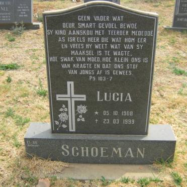 SCHOEMAN Lucia 1908-1999